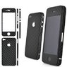 Черная карбоновая наклейка Carbon fiber Skin для iPhone 4/iPhone 4S